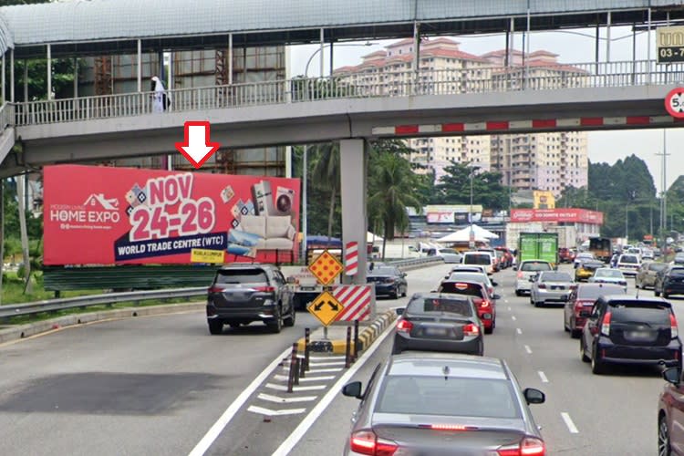 1 Panel Free Standing Billboard at Jalan Kuching, Batu Caves, Selangor