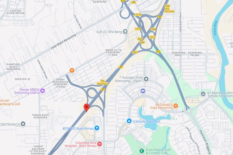 KESAS KM 27.9 Bukit Rimau, Shah Alam, Selangor (after Bukit Rimau Exit)