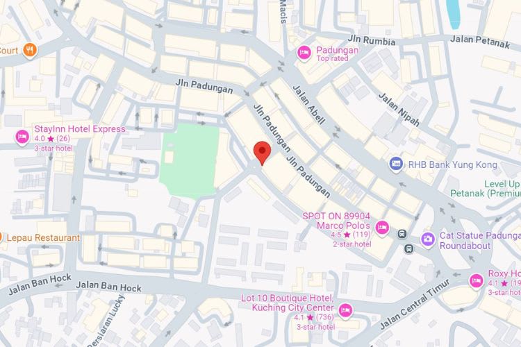 Jalan Padungan, Kuching, Sarawak (4 panels)