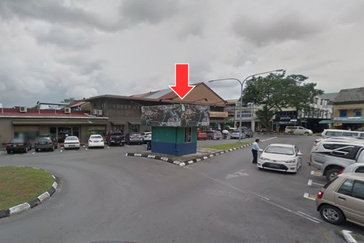 4 Panel Parking Booth Billboard at Jalan Padungan, Kuching, Sarawak (4 panels)