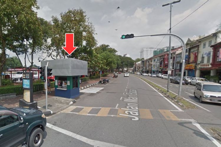 4 Panel Parking Booth Billboard at Jalan Main Bazaar, Kuching, Sarawak (4 panels)