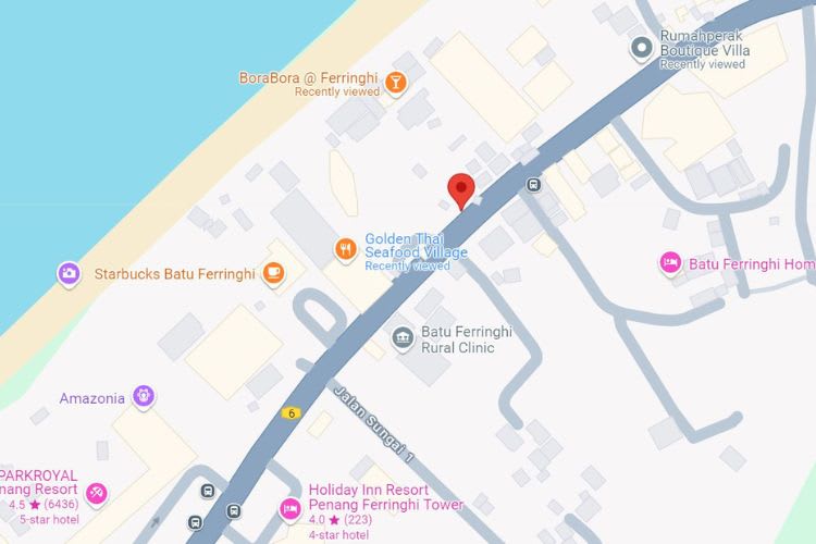 Jalan Batu Ferringhi, Batu Ferringhi, Penang (3 panels)