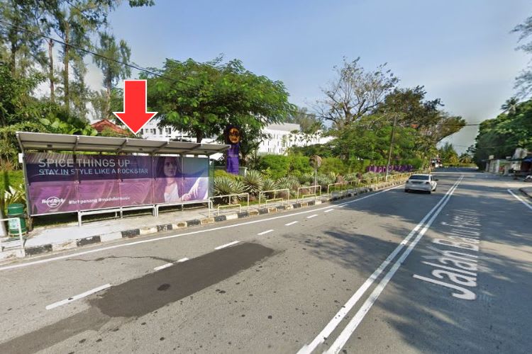 5 Panel Bus Shelter Billboard at Jalan Batu Ferringhi, Batu Ferringhi, Penang (5 panels)