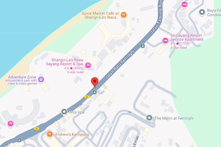 Jalan Batu Ferringhi, Batu Ferringhi, Penang (5 panels)