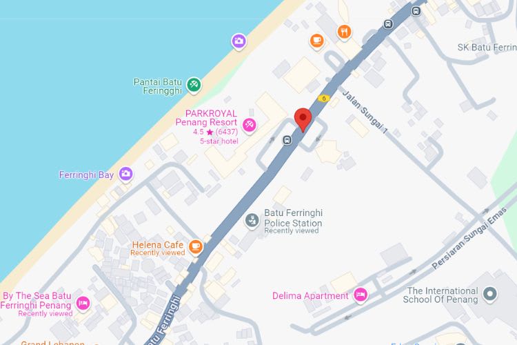 Jalan Batu Ferringhi, Batu Ferringhi, Penang (5 panels)