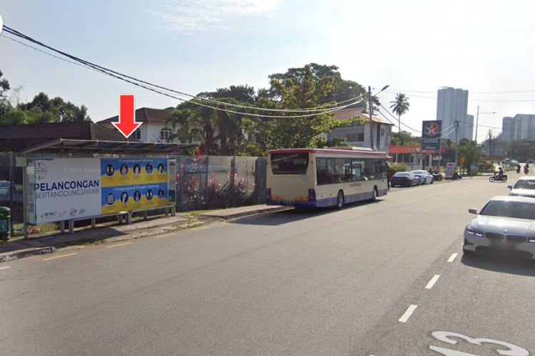 5 Panel Bus Shelter Billboard at Jalan Air Itam, Air Itam, Penang (5 panels)