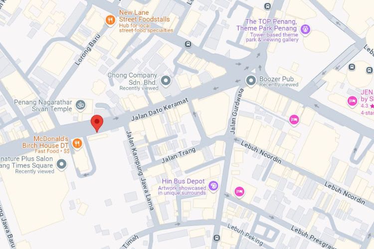 Jalan Dato Keramat, Georgetown, Penang (5 panels)