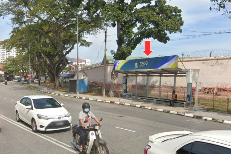 5 Panel Bus Shelter Billboard at Jalan Dato Keramat, Georgetown, Penang (5 panels)