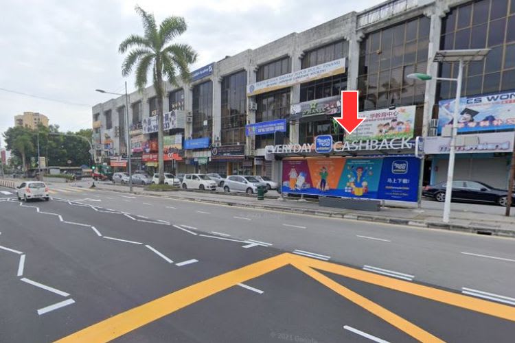 5 Panel Bus Shelter Billboard at Jalan Gottlieb, Georgetown, Penang (5 panels)