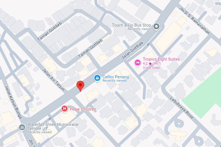 Jalan Gottlieb, Georgetown, Penang (5 panels)