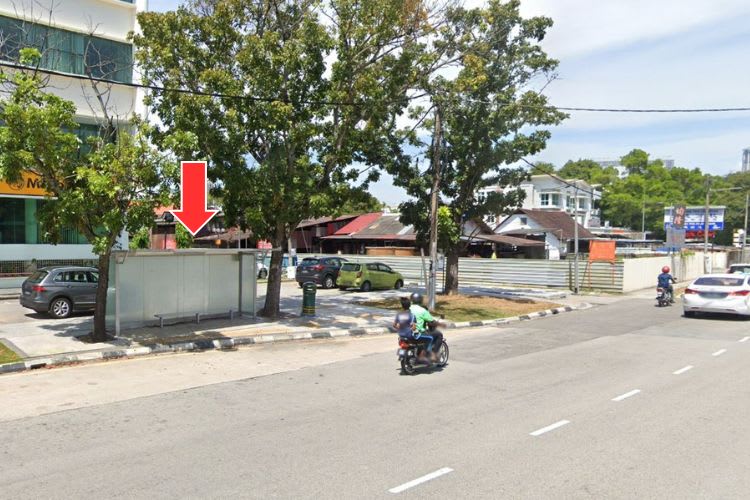 4 Panel Bus Shelter Billboard at Jalan Jelutong, Jelutong, Penang (4 panels)