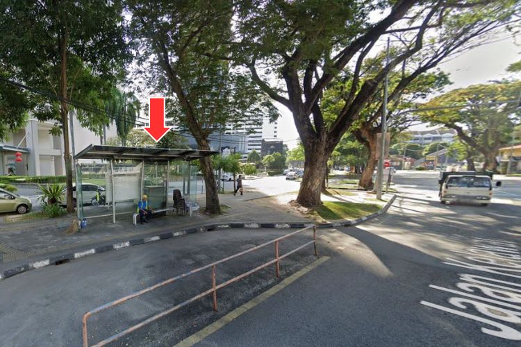 4 Panel Bus Shelter Billboard at Jalan Kelawai, Georgetown, Penang (4 panels)