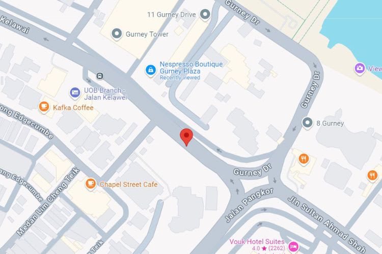 Jalan Kelawai, Georgetown, Penang (5 panels)