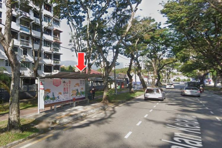 5 Panel Bus Shelter Billboard at Jalan Kelawai, Georgetown, Penang (5 panels)
