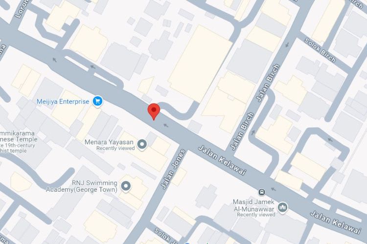 Jalan Kelawai, Georgetown, Penang (5 panels)