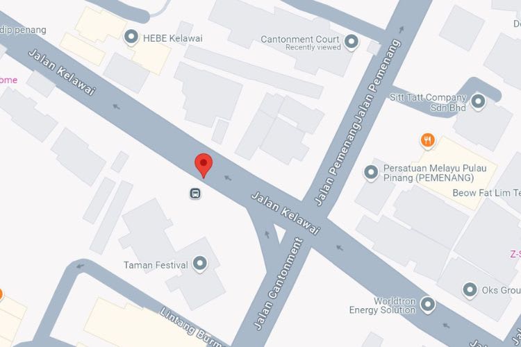 Jalan Kelawai, Georgetown, Penang (5 panels)