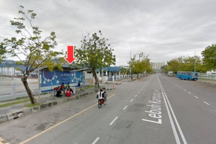 5 Panel Bus Shelter Billboard at Lebuh Kampung Jawa, Bayan Lepas, Penang (5 panels)