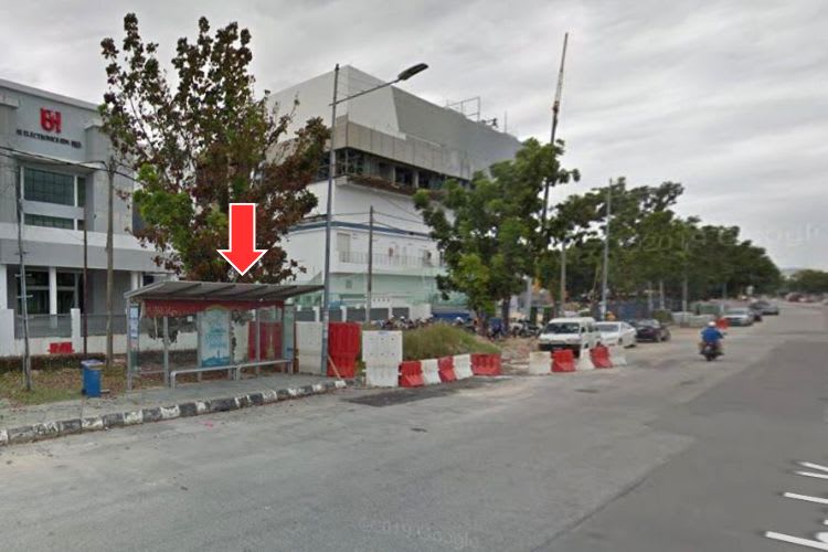 5 Panel Bus Shelter Billboard at Lebuh Kampung Jawa, Bayan Lepas, Penang (5 panels)