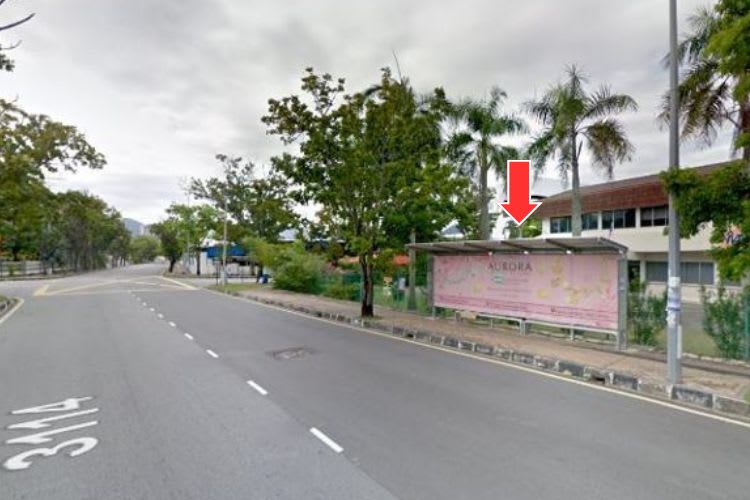 5 Panel Bus Shelter Billboard at Lebuhraya Kampung Jawa, Bayan Lepas, Penang (5 panels)