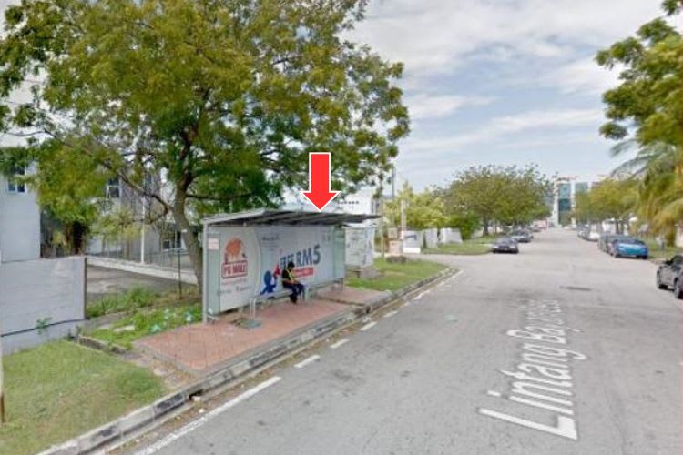 5 Panel Bus Shelter Billboard at Lintang Bayan Lepas 1, Bayan Lepas, Penang (5 panels)