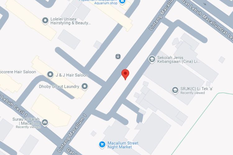 Lintang Macallum 1, Georgetown, Penang (4 panels, 2 side panels)