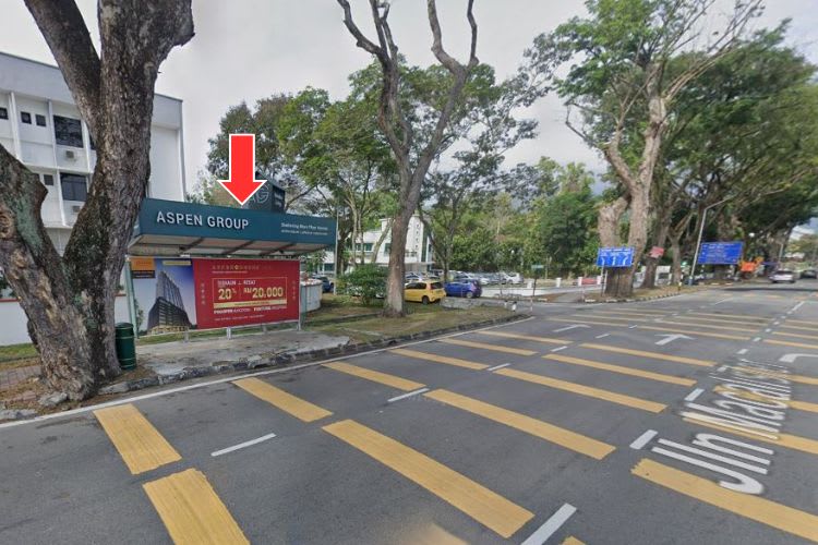 4 Panel Bus Shelter Billboard at Jalan Macalister, Georgetown, Penang (4 panels)