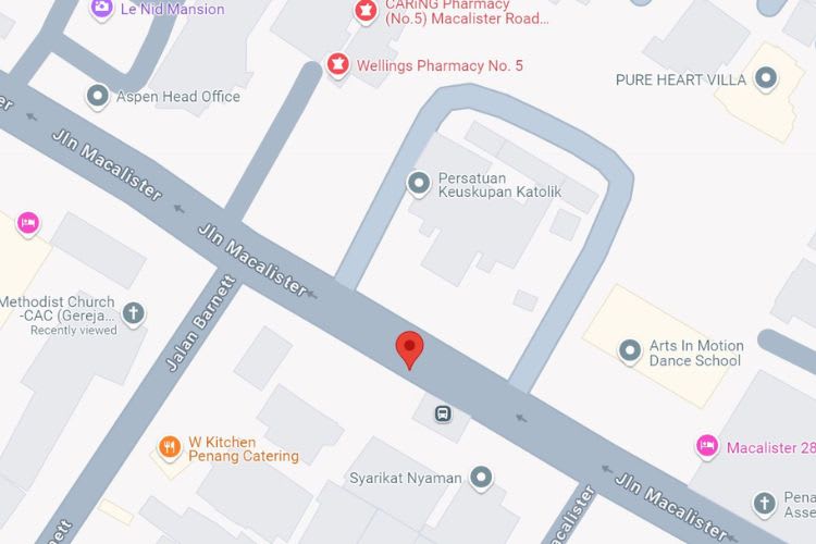 Jalan Macalister, Georgetown, Penang (4 panels)