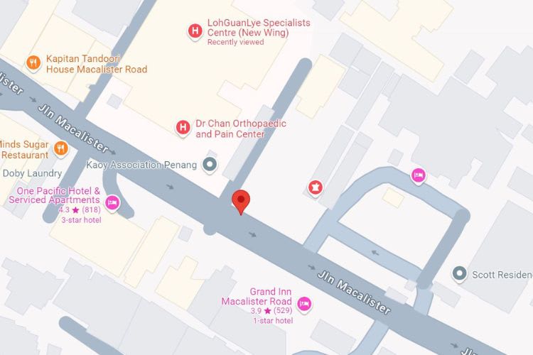 Jalan Macalister, Georgetown, Penang (5 panels)