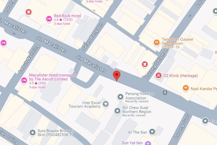 Jalan Macalister, Georgetown, Penang (4 panels)