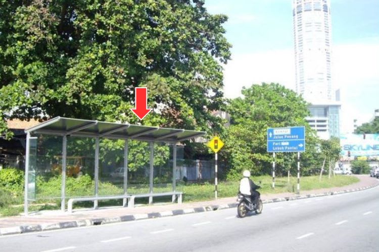 5 Panel Bus Shelter Billboard at Jalan Magazine, Georgetown, Penang (5 panels)