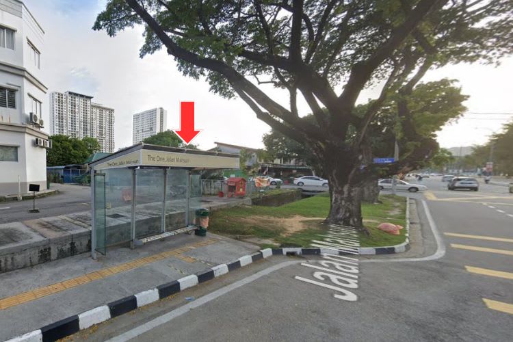 3 Panel Bus Shelter Billboard at Jalan Mahsuri, Bayan Lepas, Penang (3 panels)