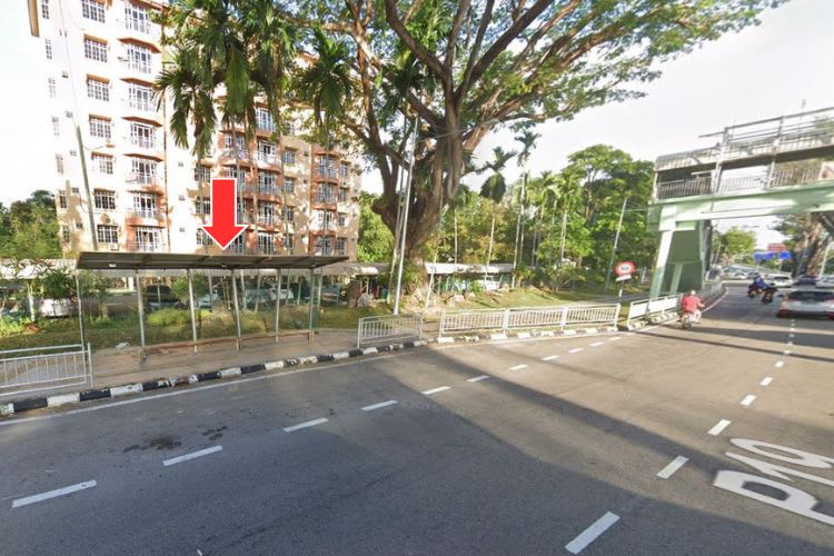 5 Panel Bus Shelter Billboard at Jalan Masjid Negeri, Jelutong, Penang (5 panels)