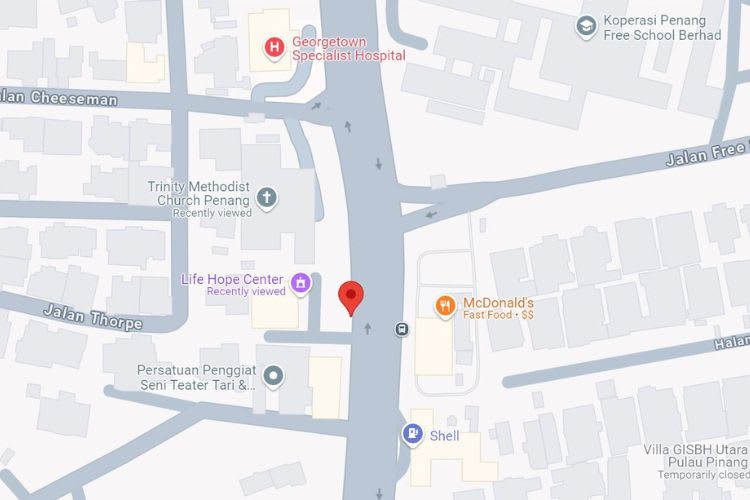 Jalan Masjid Negeri, Jelutong, Penang (5 panels)