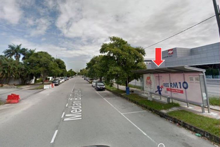 5 Panel Bus Shelter Billboard at Medan Bayan Lepas, Bayan Lepas, Penang (5 panels)