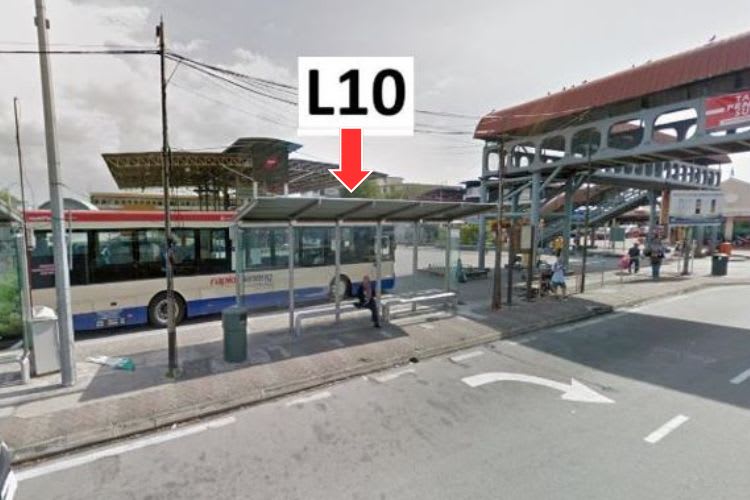 5 Panel Bus Shelter Billboard at Pengkalan Weld, Georgetown, Penang (5 panels)