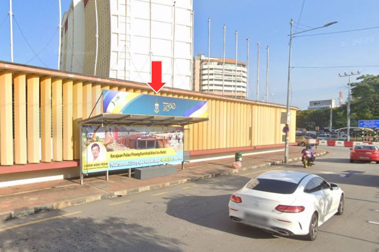 5 Panel Bus Shelter Billboard at Pengkalan Weld, Georgetown, Penang (5 panels)