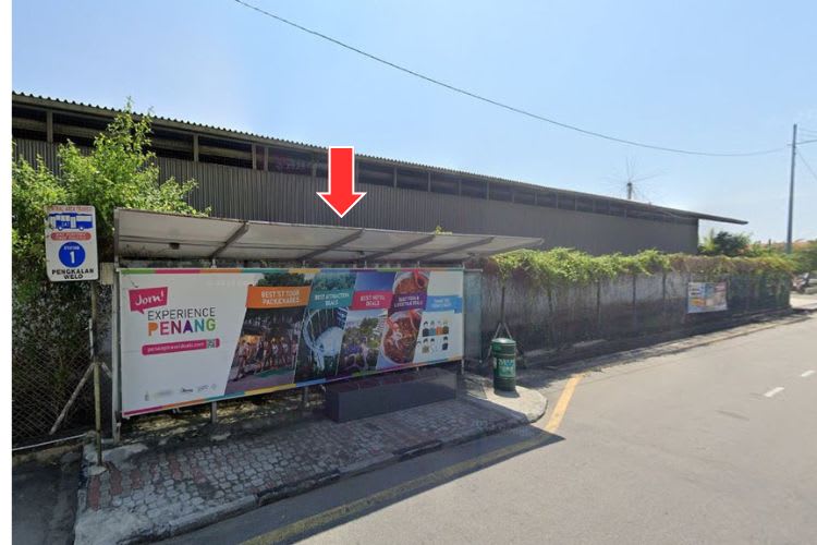 5 Panel Bus Shelter Billboard at Pengkalan Weld, Georgetown, Penang (5 panels)