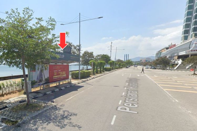 5 Bus Shelter Billboard at Persiaran Karpal Singh, Jelutong, Penang (5 panels)