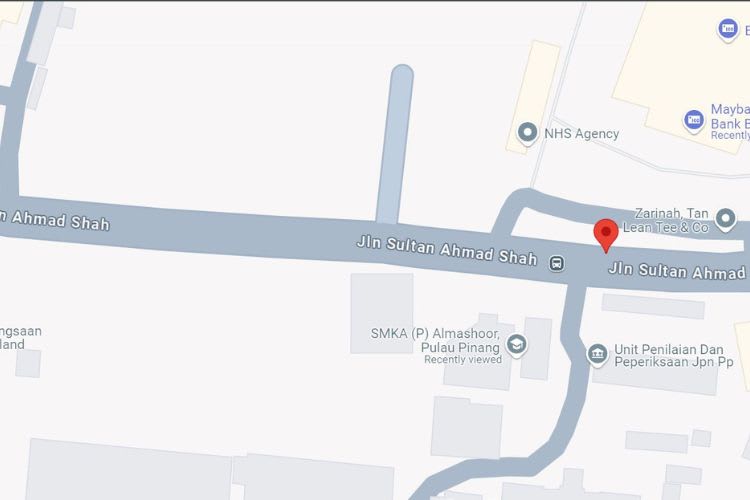 Jalan Sultan Ahmad Shah, Georgetown, Penang (5 panels)