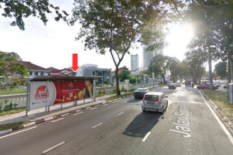 5 Panel Bus Shelter Billboard at Jalan Sultan Ahmad Shah, Georgetown, Penang (5 panels)