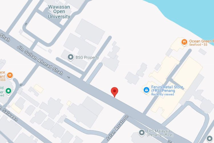 Jalan Sultan Ahmad Shah, Georgetown, Penang (5 panels)