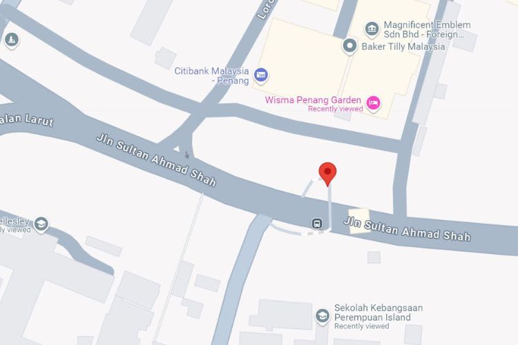 Jalan Sultan Ahmad Shah, Georgetown, Penang (5 panels)