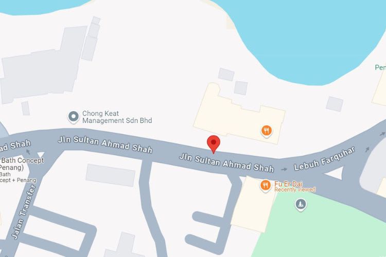 Jalan Sultan Ahmad Shah, Georgetown, Penang (5 panels)