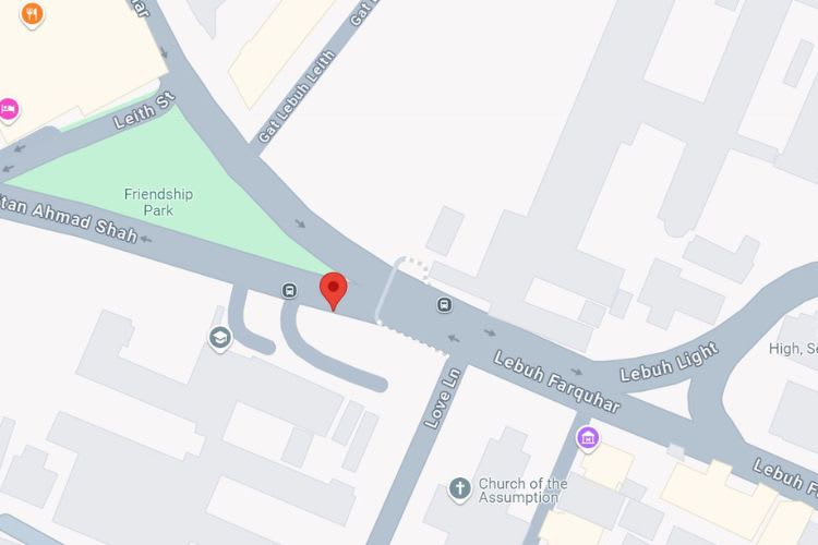 Jalan Sultan Ahmad Shah, Georgetown, Penang (5 panels)