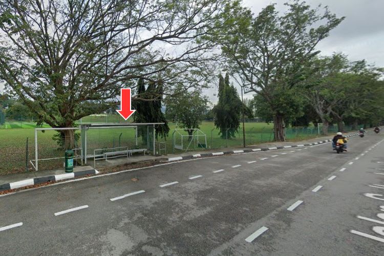 6 Panel Bus Shelter Billboard at Jalan Sultan Azlan Shah, Gelugor, Penang (4 panels, 2 side panels)