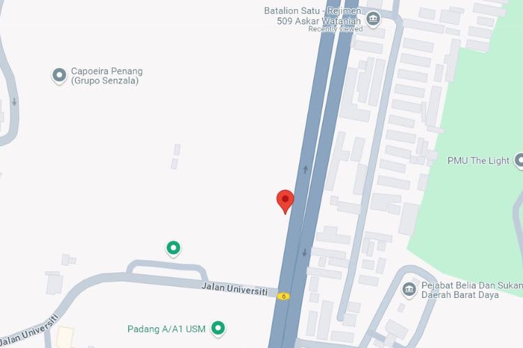 Jalan Sultan Azlan Shah, Gelugor, Penang (4 panels, 2 side panels)