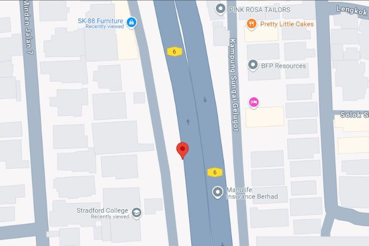 Jalan Sultan Azlan Shah, Gelugor, Penang (4 panels, 2 side panels)