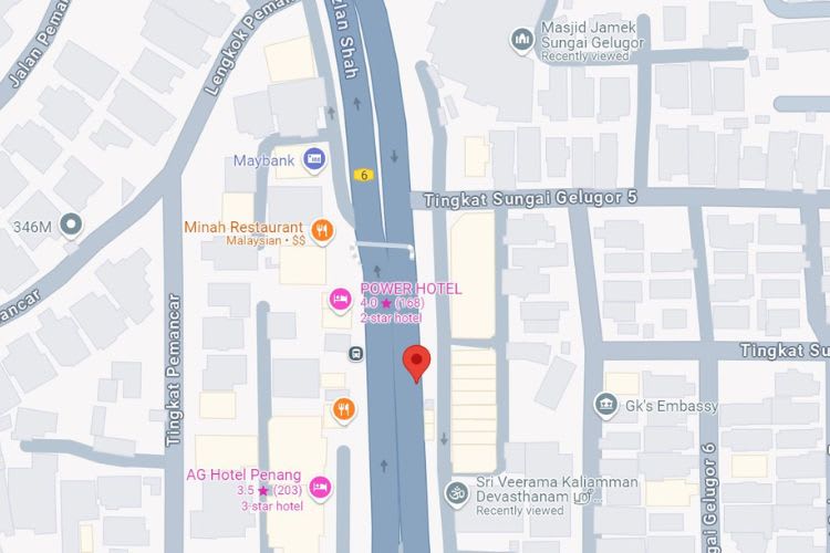 Jalan Sultan Azlan Shah, Gelugor, Penang (4 panels, 2 side panels)