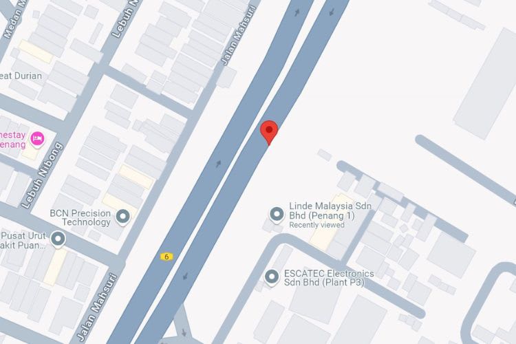 Jalan Sultan Azlan Shah, Bayan Lepas, Penang (5 panels)