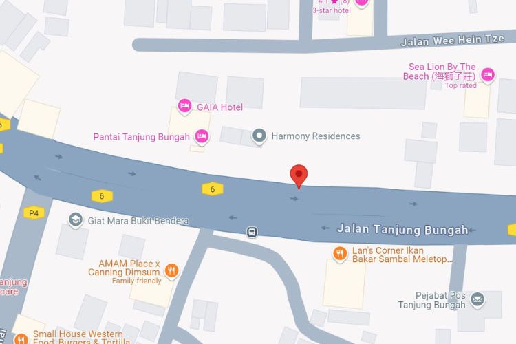 Jalan Tanjung Bungah, Tanjung Bungah, Penang (4 panels, 2 side panels)